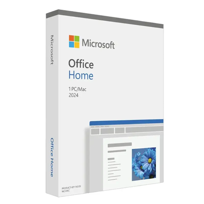 Microsoft Office Home 2024 Retail Box (1 PC/Mac, Product Key Card)