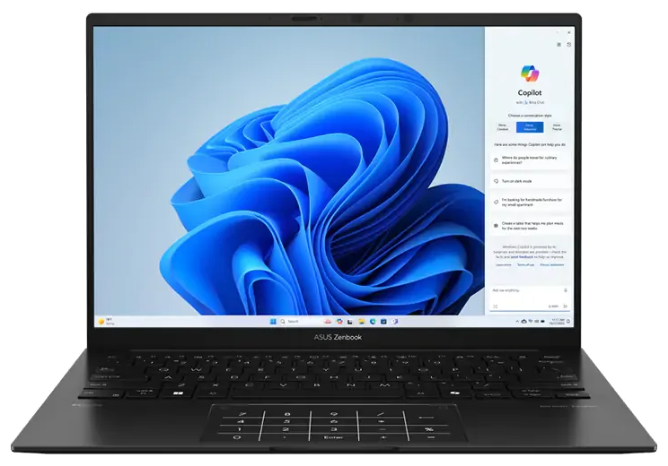 Asus Zenbook 14 OLED 14" Premium Laptop (Ryzen AI 7 445, 16GB, 512GB, Win 11)