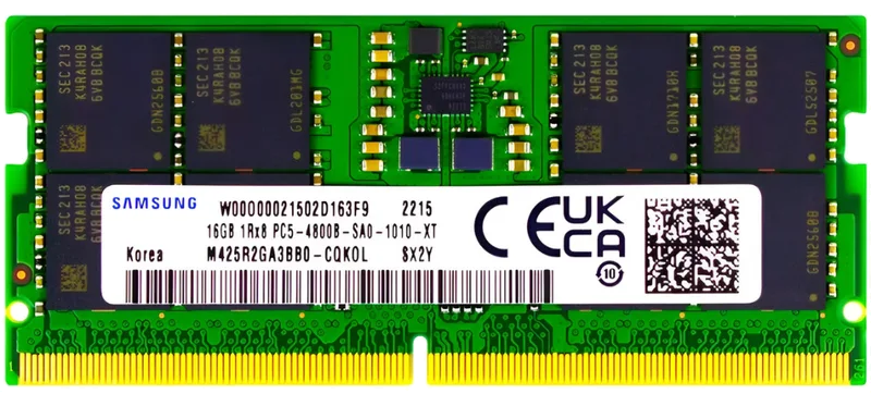 Samsung 8GB DDR5 5600MHz CL46 SODIMM Laptop Memory (PC5-44800)